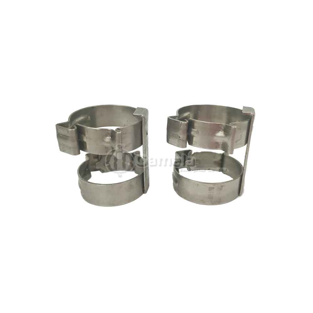 58324-8 - Reusable-Hose-Clamp-Holder-for-hose-8-Double-type-Metal-fit-Pipe-Fitting-DA-DB-DC-DD-Heavy-Duty-use