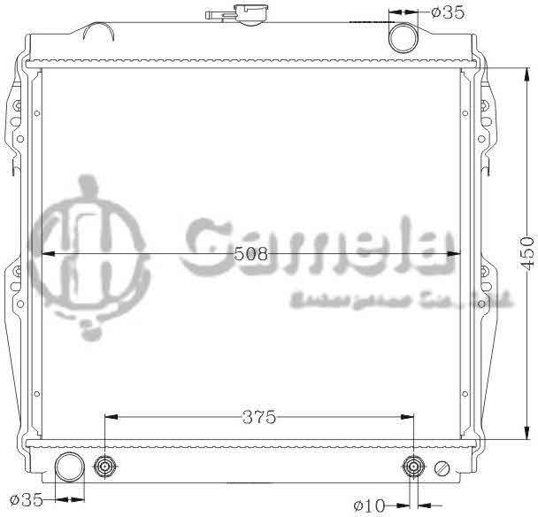 6112333AN - Radiator-for-TOYOTA-LN65-RN8-RN13-88-99-AT-OEM-16400