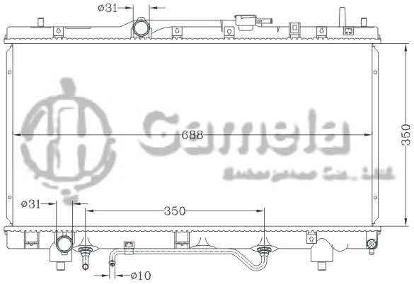 6112736NA - Radiator-for-TOYOTA-CARINA-93-97-ST191-AT-OEM-16400-7A210-7A430