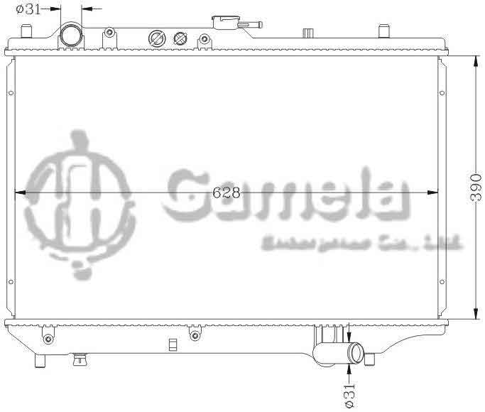 6116026N - Radiator-for-MAZDA-PROTEGE-90-94-323BG-MT-OEM-BP26-15-200F-DPI-1134