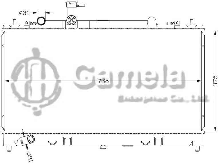 6116064N - Radiator-for-MAZDA-6-02-03-MT-OEM-L327-15-200