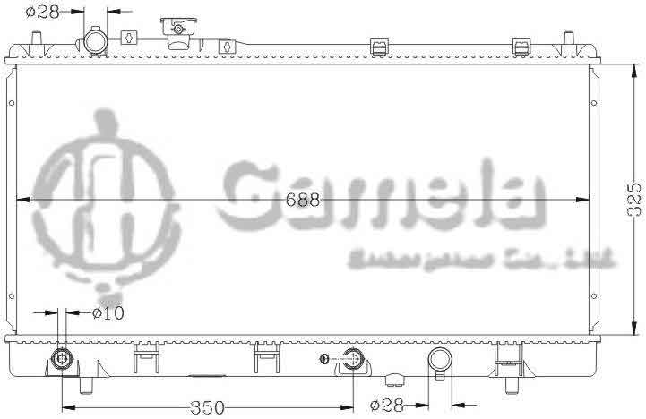 6116071N - Radiator-for-MAZDA-FML-03-Fu-Mei-Lai-Yi-Dai-AT-OEM-ZL02-15-200-FS8M-15-200-DPI-2303