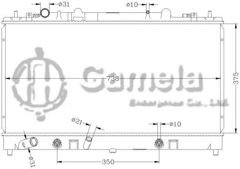 6116075AN - Radiator-for-MAZDA-6-6CYL-03-04-AT-OEM-AJ58-15-200E-DPI-2672