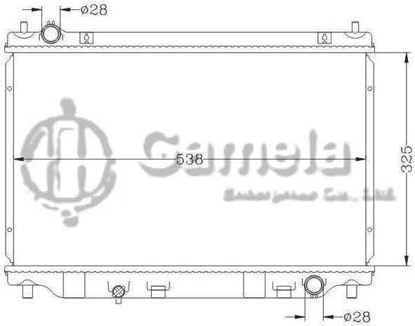 6116094N - Radiator-for-MAZDA-DEMIO-MAZDA-2-04-MT-OEM-ZJ01-15-200