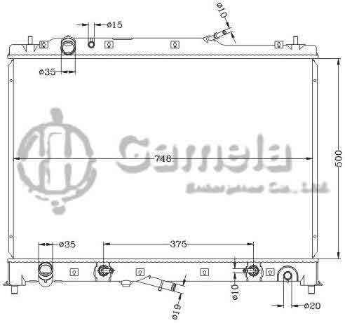 6116117NA - Radiator-for-MAZDA-CX-9-08-11-AT-DPI-2985-2986