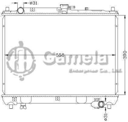 6116123NA - Radiator-for-MAZDA-323-89-MT-MAZDA-PROTEGE-89-MT-OEM-B61S-15-200A-B-C-D-E