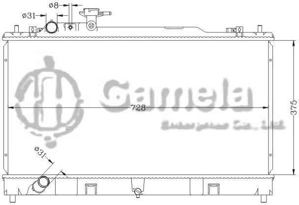 6116138NA - Radiator-for-MAZDA-6-2010-MT