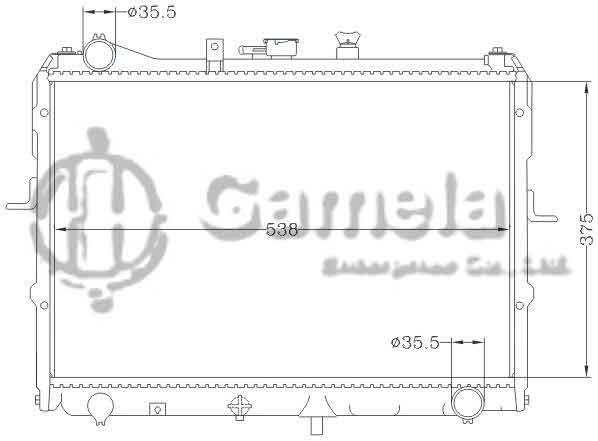 6116152NA - Radiator-for-MAZDA-BONGO-98-03-MT-OEM-S207-15-200-R2S2-15-200B-C-D