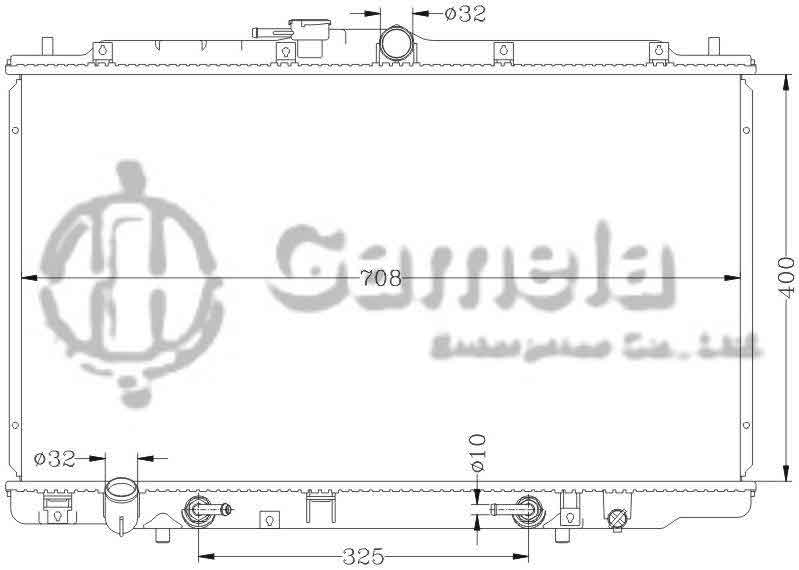 6117037N - Radiator-for-HONDA-ACCORD-98-02-CG1-UA4-5-AT-HONDA-AVANCIER-TA3-4-AT-OEM-19010-P8C-A51-PFW-J010-DPI-2147