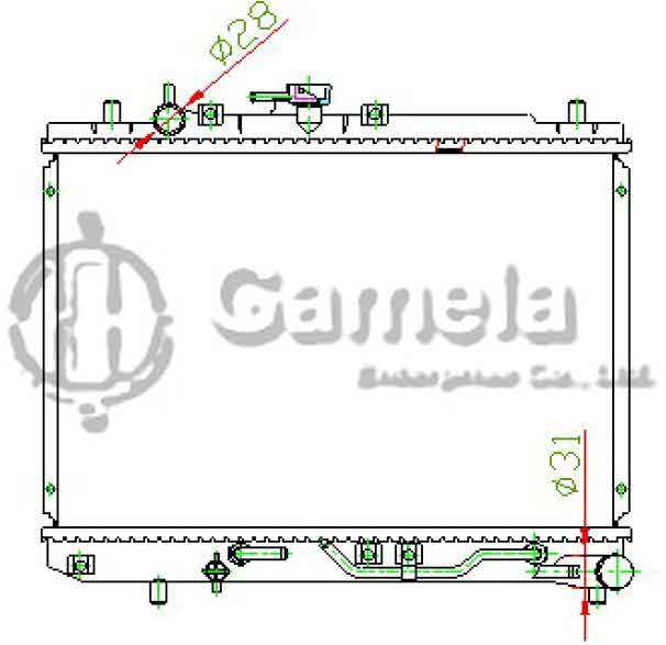 6191326011-T - Radiator-for-MAZDA-REVUE-90-99-1-3-1-5G-B3-B5-AT