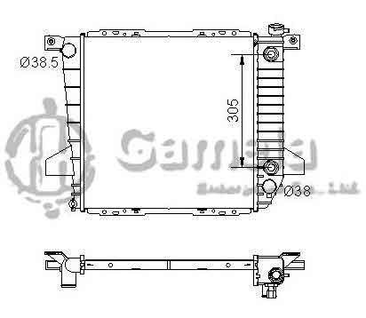 6191326063-T - Radiator-for-MAZDA-B-2300-PICKUP-L4-2-3-95-97-AT-OEM-F57H8005AB-F67H8005MA-DPI-1726