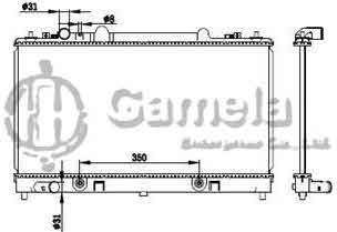 6191326078-T - Radiator-for-MAZDA-B50-AT