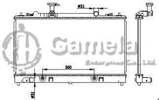 6191326080-T - Radiator-for-MAZDA