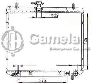 6192025446-T - Radiator-for-TOYOTA-AVENSIS-05-AT