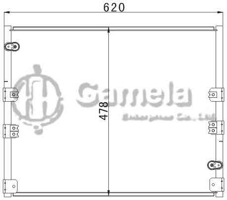 6380027 - Condenser-for-TOYOTA-LAND-CRUISER-90-96-OEM-88460-60240