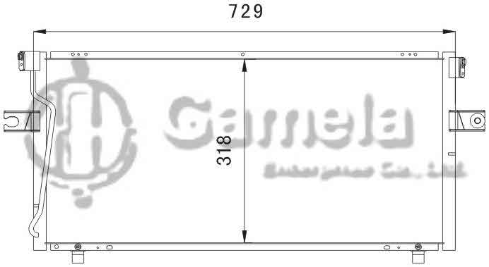 6382009 - Condenser-for-NISSAN-EQ7200-3-MAXIMA-QX-94-OEM-92110-0L710