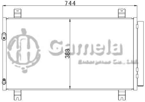 6383011 - Condenser-for-MITSUBISHI-GRANDIS