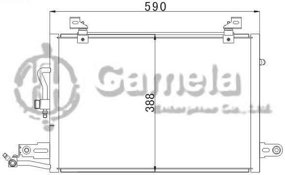 6392003 - Condenser-for-AUDI-100-90-OEM-4A0260401A