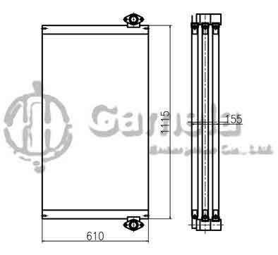 B510227 - Oil-Cooler-for-DX380LC