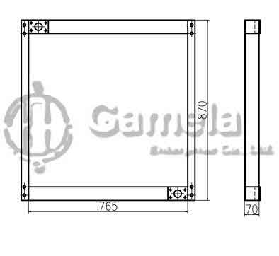 B510298 - Oil-Cooler-for-LIUGONG220