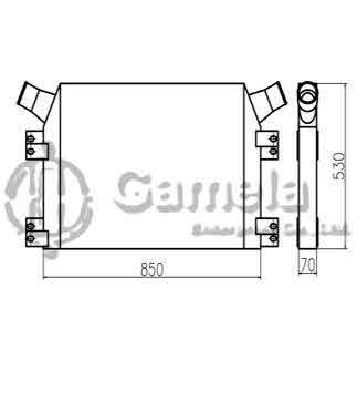 B620025 - Intercooler-for-PC300-7-8-PC350-7-PC360-7-OEM-6152-62-5110