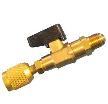 3113103 - SHUT-OFF VALVE Female 1/2ACME (LEFT SIDE) – Male 5/16 for R32 Adaptor for R32