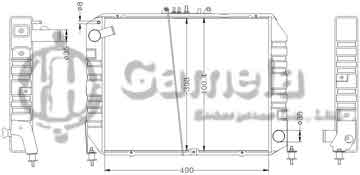6112294AN - Radiator for TOYOTA HIACE RZH104 MT