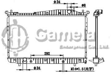 6190423012-T - Radiator for DAEWOO A/T