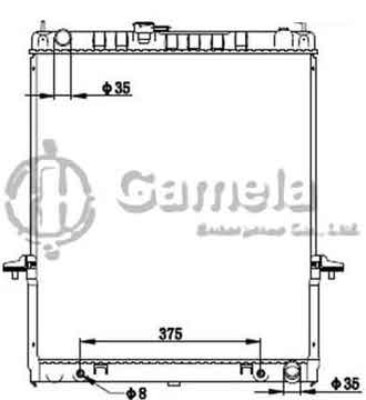 6191419266-T - Radiator for NISSAN A/T