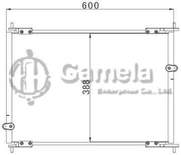 6381038 - Condenser for HONDA SHUTTLE (94-) OEM: 80110-SX0-003
