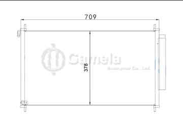 6381040 - Condenser for HONDA CR-V (RM1) ' 12-16  OEM: 80110-SWN-W01