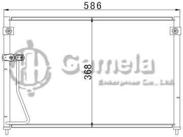 6384004 - Condenser for MAZDA 626 GF (97-) OEM: GE4T-61-480B