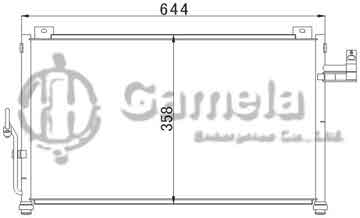 6384006 - Condenser for MAZDA PREMACY (99-) OEM: C100-61-480