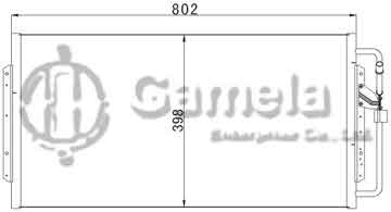 6394001 - Condenser for GMC BUICK LACROSSE