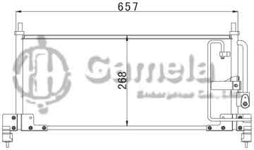 6394004 - Condenser for GMC BUICK SAIL (03-)
