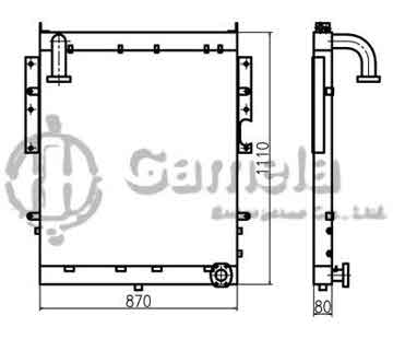 B510104 - Oil Cooler for DH258-7
