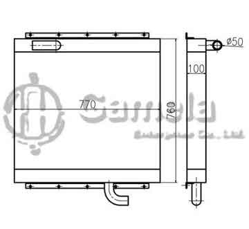 B510106 - Oil Cooler for HD900