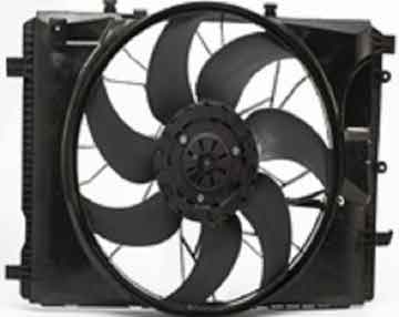 BC66059 - Brushless Fan for: BENZ C CLASS 2008-2015 BENZ E CLASS 2009-2016 BENZ CLK350 2009-2015 W204 (with gas pot） 600W