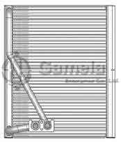 GE054056 - Evaporator for KIA RONDO 07-10 OEM: 971401D000